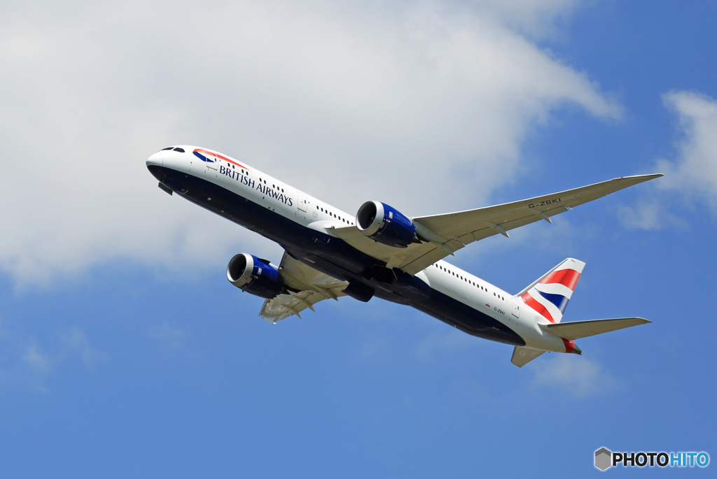 「ぶるー」 British 787-9 G-ZBKI 出発