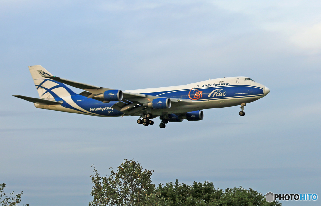 「良い空～」Air Bridge Cargo747-4HAF VP-BIM