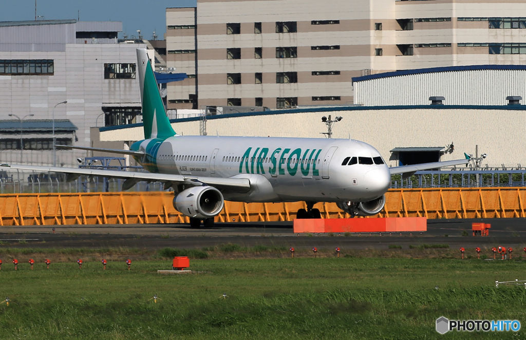 「すかい」Air Seoul A321-231 HL8281 Takeoff 
