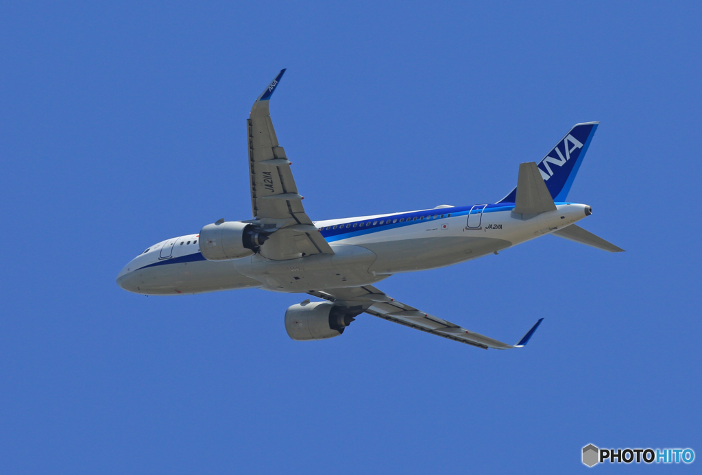 「すかい」 ANA A320-271N neo JA211A飛び立ち