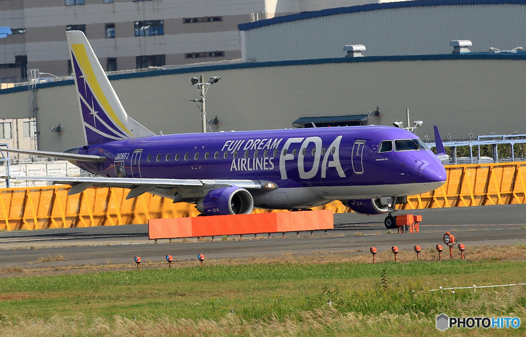 「真青の空」FDA ERJ-175 JA06FJ Takeoff 不定期便GET