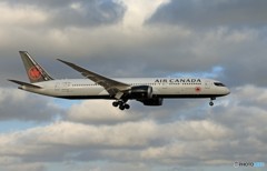 「はれ」 Air Canada 787-9 C-FVNB 着陸