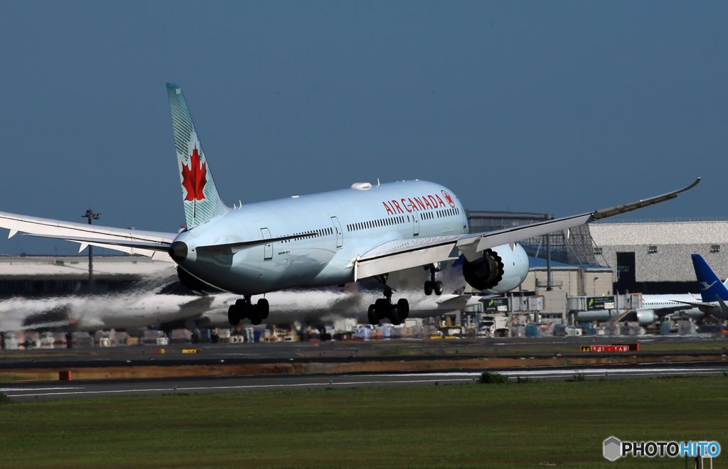 「蒼空」 AIR CANADA 787-8 着陸します