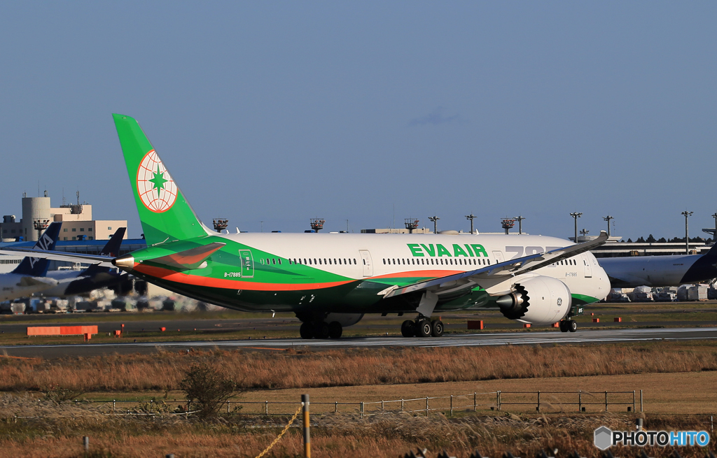 ☀「あおぞら」EVA 787-8 B-17885 出発