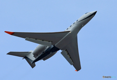 「青が好き」 Private ガルフ G650 N777ZH Takeoff