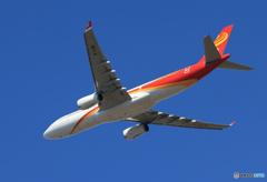 「真青の空」 香港航空 A330-343 B-LMN 飛ぶ