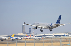 「スカイ」AEROFLOT SKY A330 VQ-BCQ空港・風景