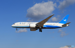 「ぶるー」 厦門航空 787-8 B-2763 通過