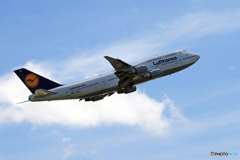 ✈ 思い出の１枚 ✈ジャンボ機　ルフトB７４７成田空港✈