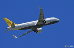  「晴れ」ロイヤルブルネイ王国 A320-251 飛び立ち