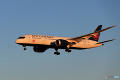 「スカイ」 Air Canada 787-8 C-GHPQ 着陸します