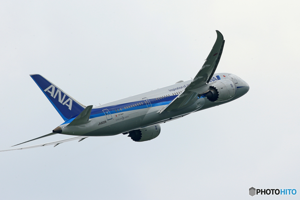 「はれ」ANA 787-8 JA822A   Takeoff  