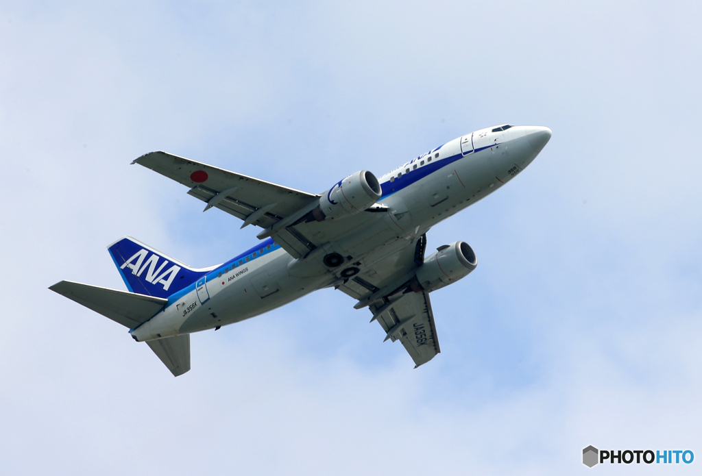 「SKY」ANA 737-500 JA356A出発