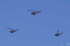 「あおぞら」　トライアングル・コブラ　AH-1S/３機