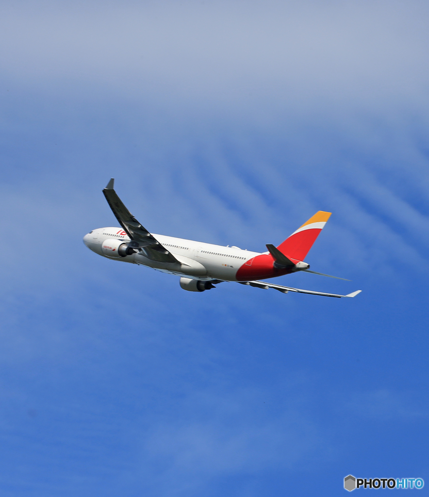  「晴れ」 イベリア航空A330-202 EC-MNL 離陸