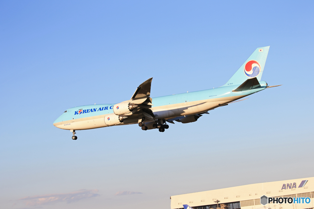 「群青」KOREAN 747-8 HL7610  到着しました