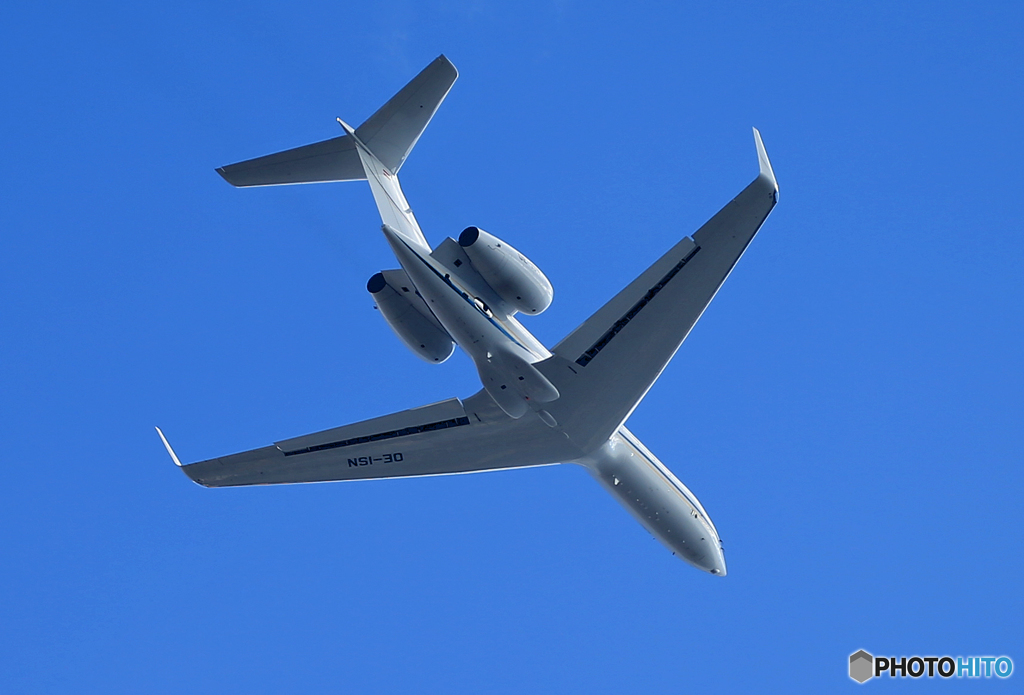 「晴れ」 Private Austrian ガルフ G550 出発