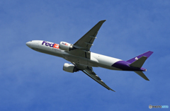 「ブルー」FedEx 777-FS2 N860FD Takeoff 
