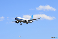 「cool」中国南方航空　A３２０   W  到着しました