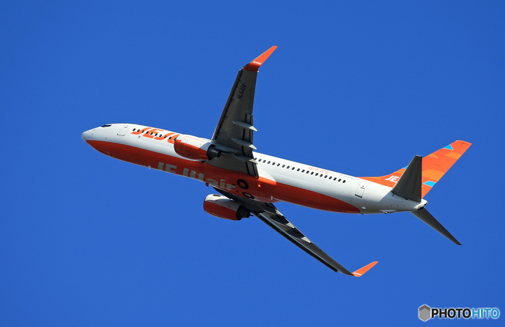 「あおぞら」JEJU 737-8JP HL8304 Takeoff 