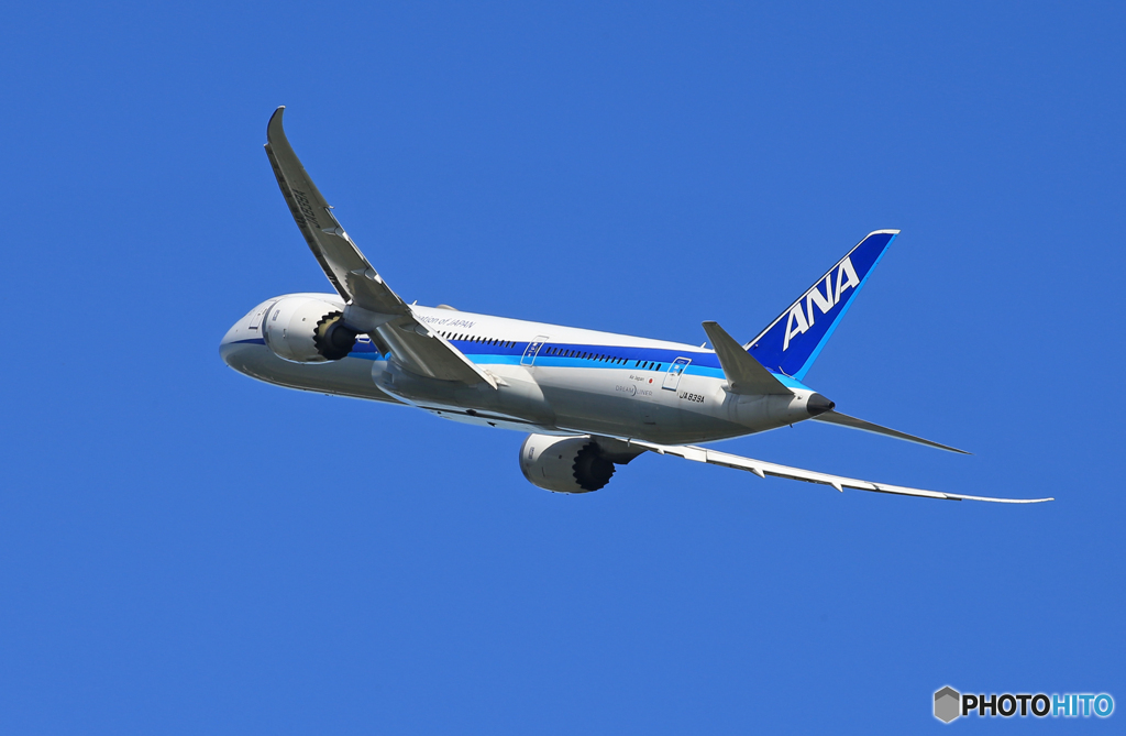  「晴れ」 ANA 787-8 JA839A  Takeoff 