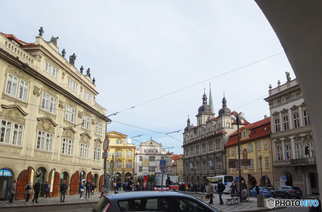 チェコ（７５１）プラハの街並みを見る　