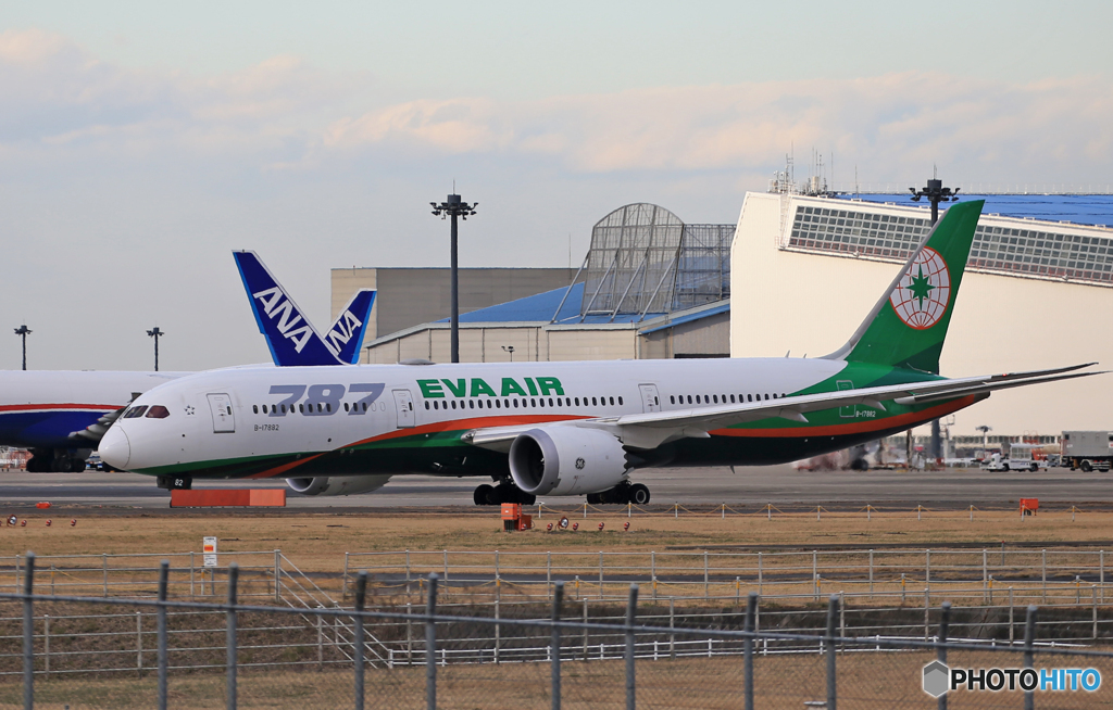 ☀「あおぞら」EVA 787-9 B-17882 Takeoff 