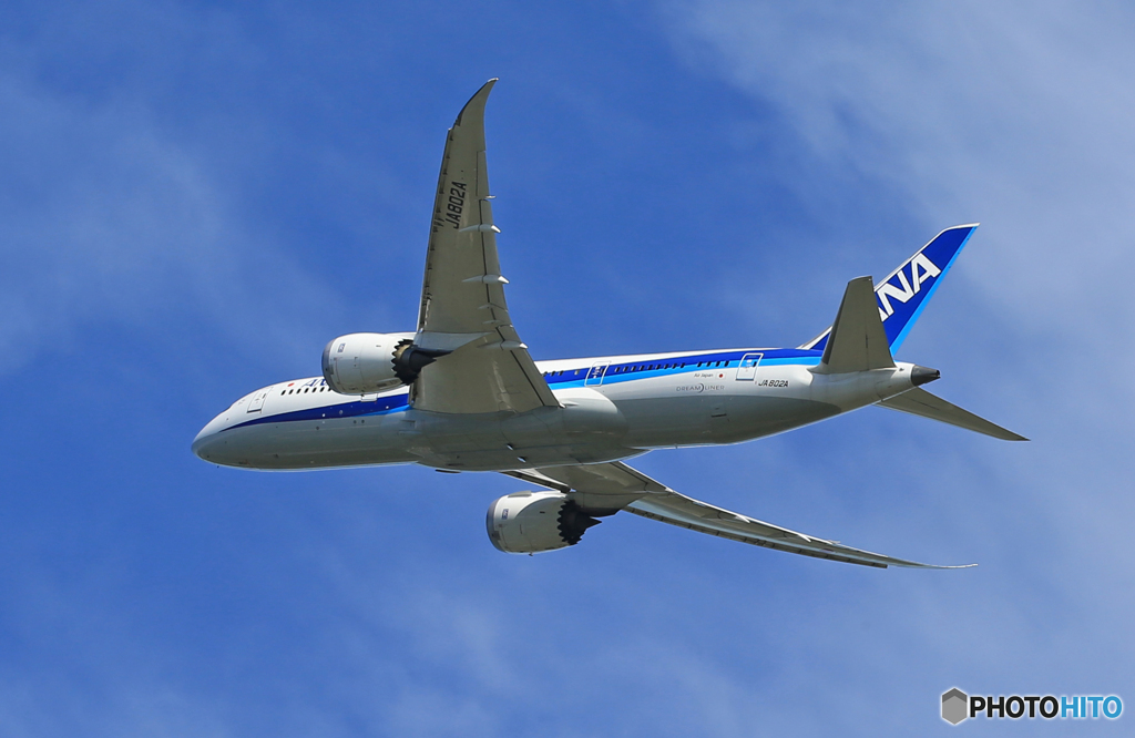「スカイ」 ANA 787-8 JA802A Takeoff  