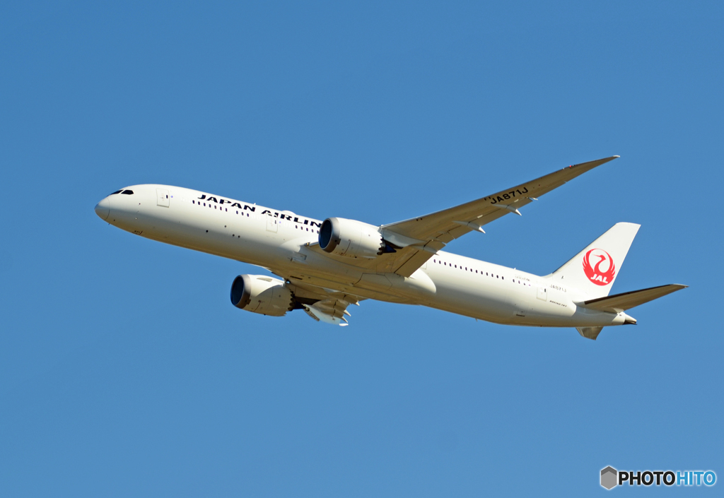 「良い天気」 JAL 787-9 JA871J Takeoff 