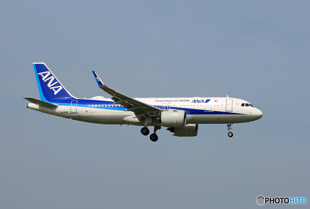 「良い天気」 ANA A320-271N JA212A Landing