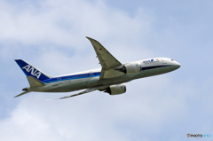 「はれ」 ANA 787-8 JA802A 飛び立ち
