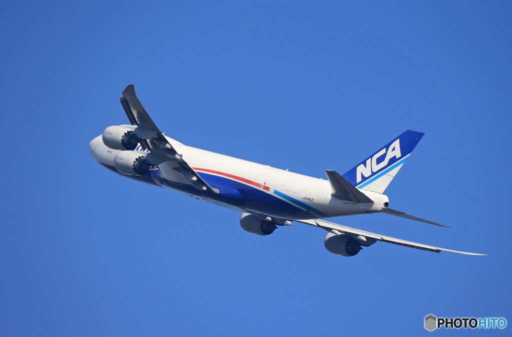 「すかい」NCA 747-8KZF JA14KZ Takeoff 