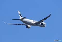 「あおぞら」Finnair A350-941 OH-LWF 飛ぶ
