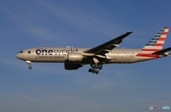 「あおいそら」American 777-200 N796AN  Landing