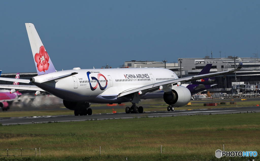 「そらー」CHINA A330 特別塗装60 B-18917離陸