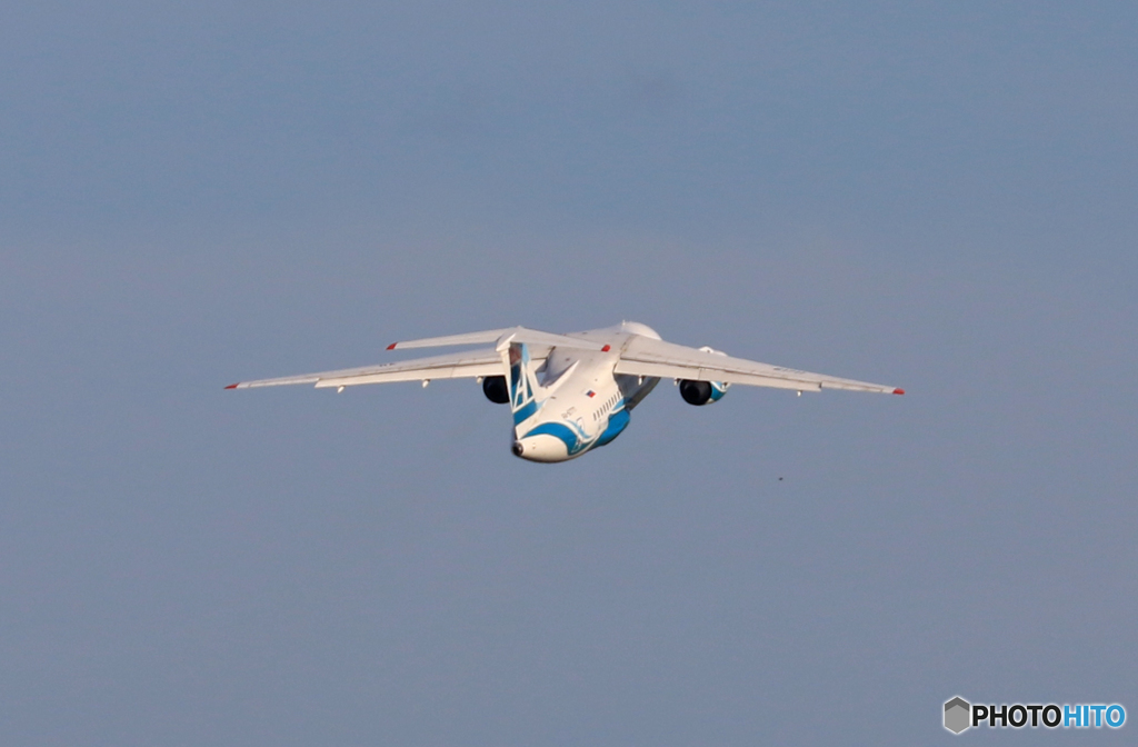 「青い空」が一番 アンガラアントノフAn148  出発です