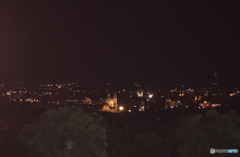 チェコ南部（３１８）チェスキー・クルムロフ夜の街　