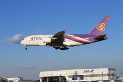 「良い天気」 Thai A380-841 HS-TUD Landing