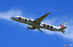 「青色」 JAL [嵐JET] 787-9 JA873J 出発です