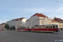 プラハ（１２２）トラムが走る街