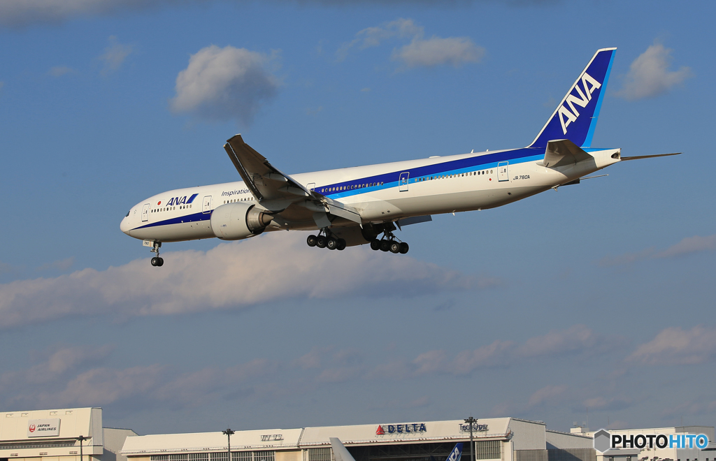 「群青」 ANA 777-381 JA780A 飛行
