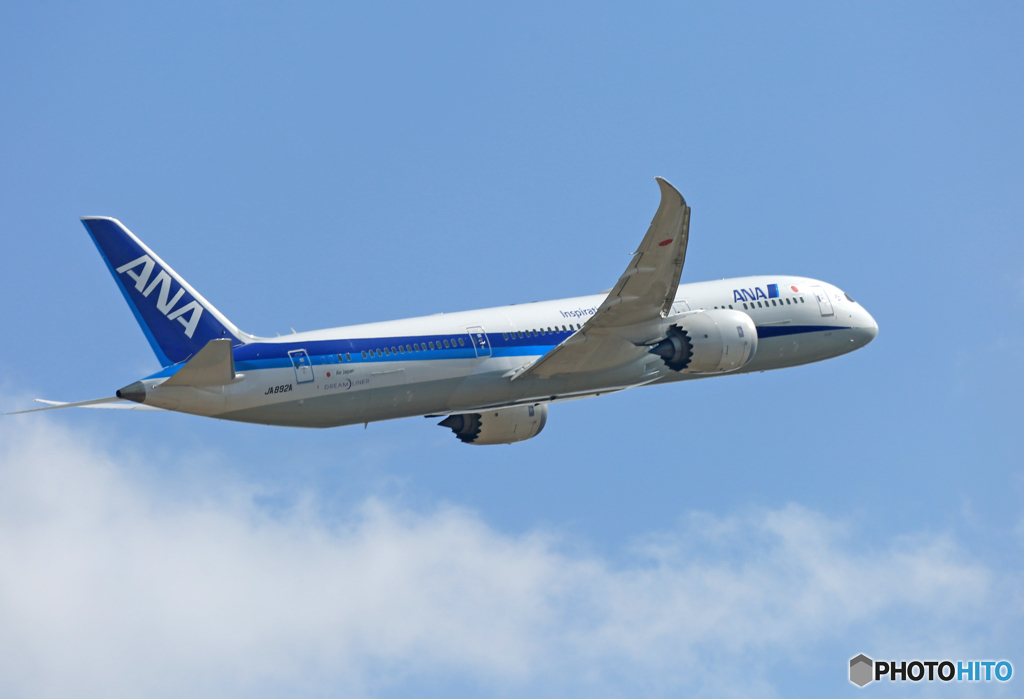 「良い天気」 ANA 787-9 JA892A Takeoff 
