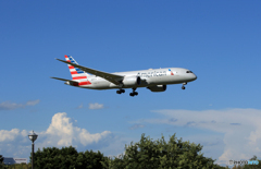 「蒼空」 American 787-8 N818AL 着地前