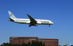 [青い空] ZIPAIR 787-8 JA822J  Landing