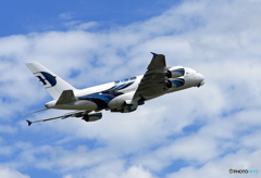 「そらー」 Malaysia A380-841 9M-MNE Takeoff