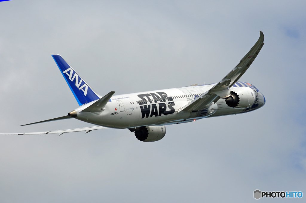 「青が大好き」 Star Wars 787-8 JA873A 出発です