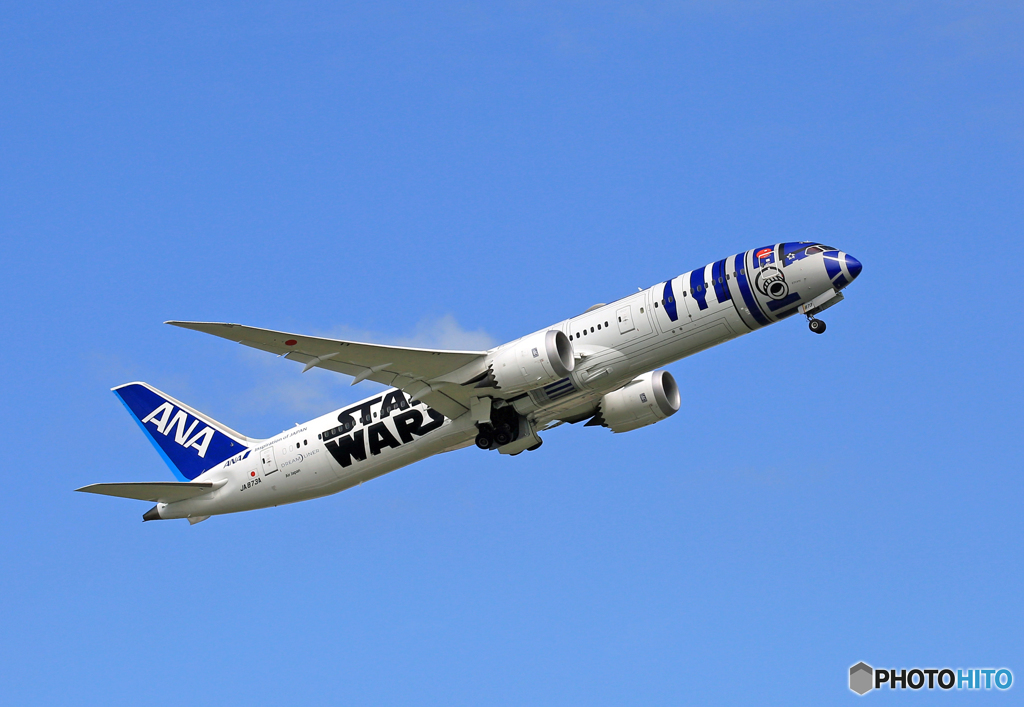 「すかい」 STAR WARS 787-8 JA873A Takeoff