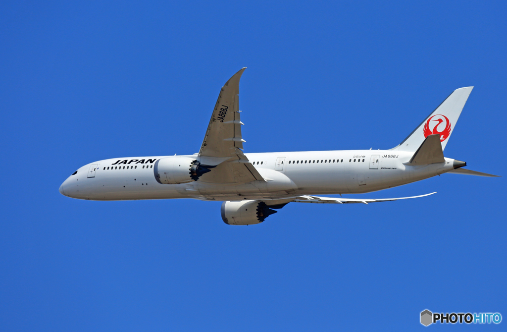 「青色が好き」 JAL 787-9  ☮Takeoff 