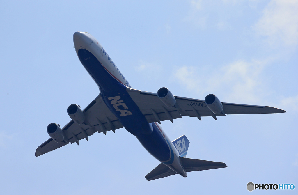 「あおいそら」 NCA 747-8KZF JA14KZ 出発 