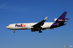 「良い天気」FedEx MD-11 今となっては・珍しい３発機ですね！